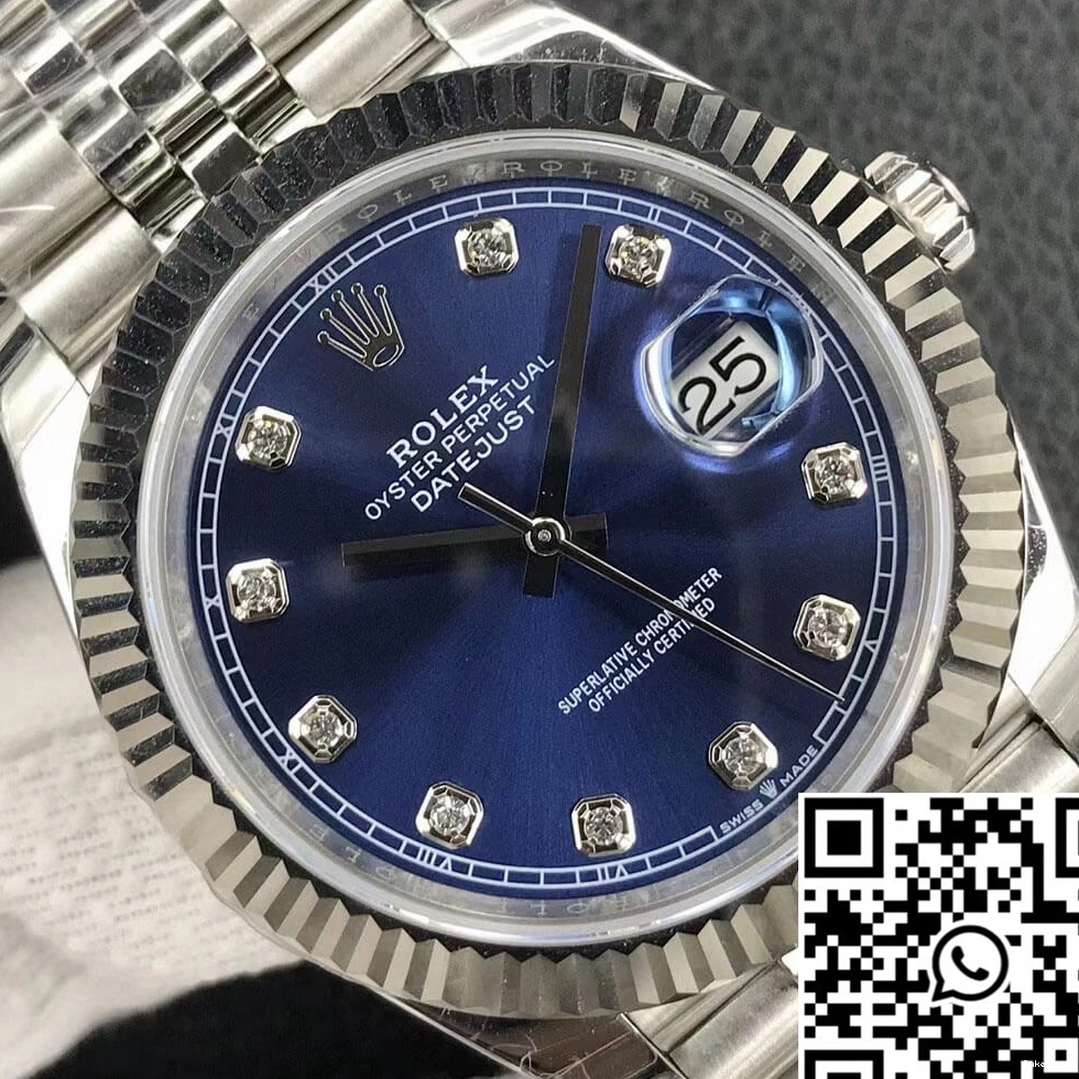 18ct Datejust M126234-0037 EW Factory Gold White Rolex 0314